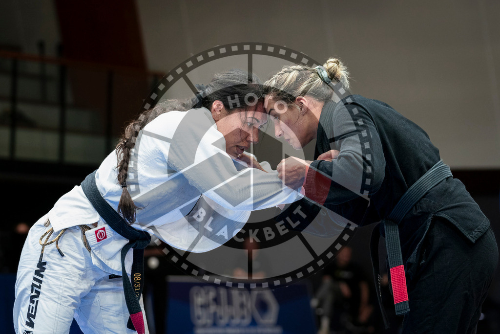 20240126PBB1677 | Fighters compete during the Brazilian Jiu-Jitsu European Championship of the IBJJF in Paris, France, on January 26, 2024.