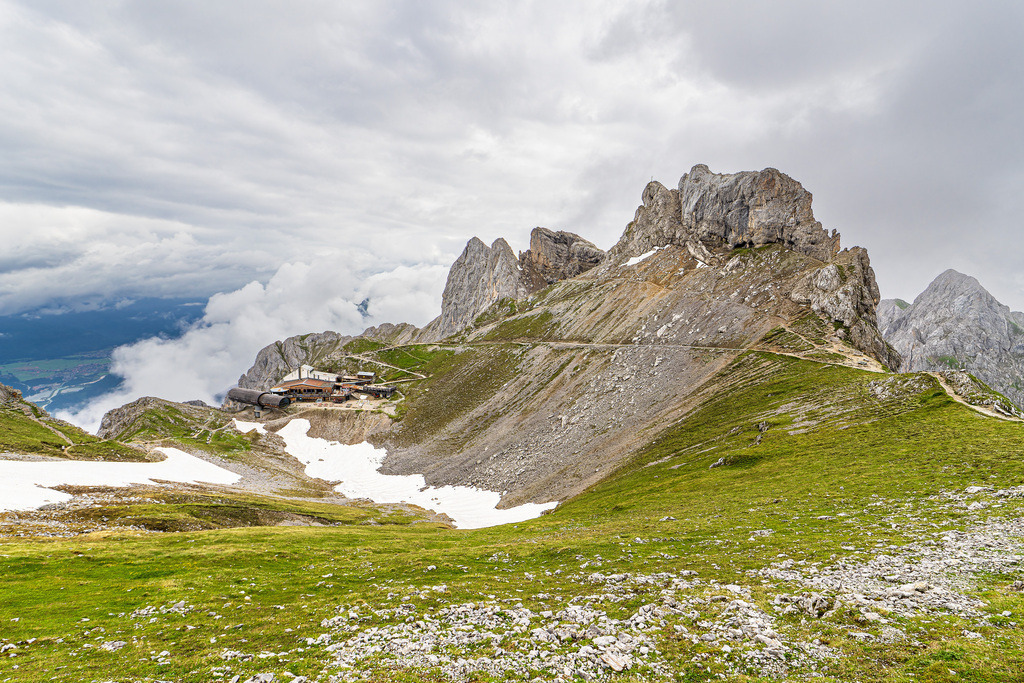 Blick auf das Karwendelgebirge bei Mittenwald | Blick auf das Karwendelgebirge bei Mittenwald.