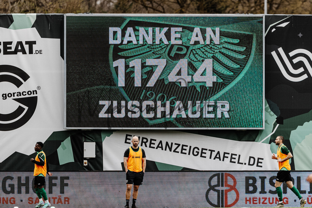 3. Liga, Saison 2023/24, 31. Spieltag: SC Preußen Münster - Dynamo Dresden | Münster, 30.03.2024: 3. Liga, 31. Spieltag, SC Preußen Münster gegen Dynamo Dresden im LVM-Preußenstadion in Münster. Foto: sportfotografie.ms | Markus Paletta - Realisiert mit Pictrs.com