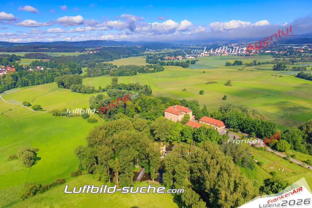 Luftbild von  Kulmbach - Luftaufnahme wurde 2016 von https://frankenair.de mittels Flugzeug (keine Drohne) erstellt - die Geschenkidee