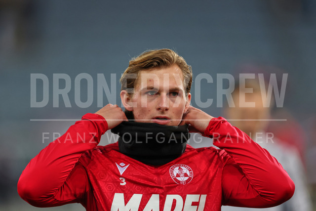Austrian Bundesliga: Grazer AK 1902 vs LASK | GRAZ, AUSTRIA, 13.DEC.25 - SOCCER - ADMIRAL Bundesliga, Grazer AK 1902 vs LASK. The image shows Ludwig Vraa-Jensen (GAK).