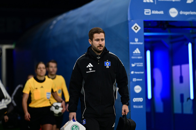 Fußball I Frauen I Saison 2025-2026 I DFB-Pokal I Achtelfinale I Hamburger SV - Bayer 04 Leverkusen I 16542 | Der Sportfotograf. - Realisiert mit Pictrs.com
