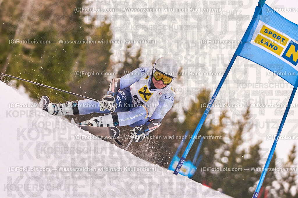 ALP1109_MastersCup-RTL-II_LKHF_Schaub Guenter | NÖ Raiffeisen MastersCup, Jugend - Damen - Herren, Riesentorlauf-Rennen 2 auf der Fuchswaldpiste in Lackenhof am Ötscher, durchführender Verein: Schiklub Lackenhof, So 9. Februar 2025.