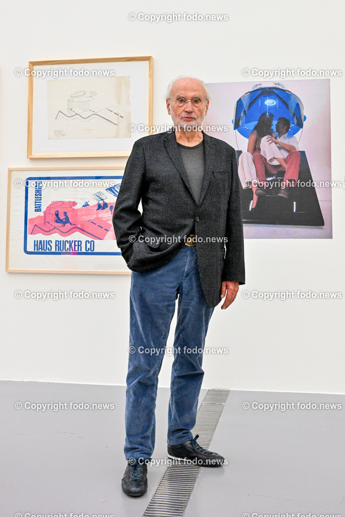 Lentos_ Haus-Rucker-Co_ 05.10.2023-8 | 05.10.2023, Linz, AUT, Lentos Kunstmuseum, Ausstellung Haus-Rucker-Co, im Bild Guenter Zamp Kelp (Kuenstler)