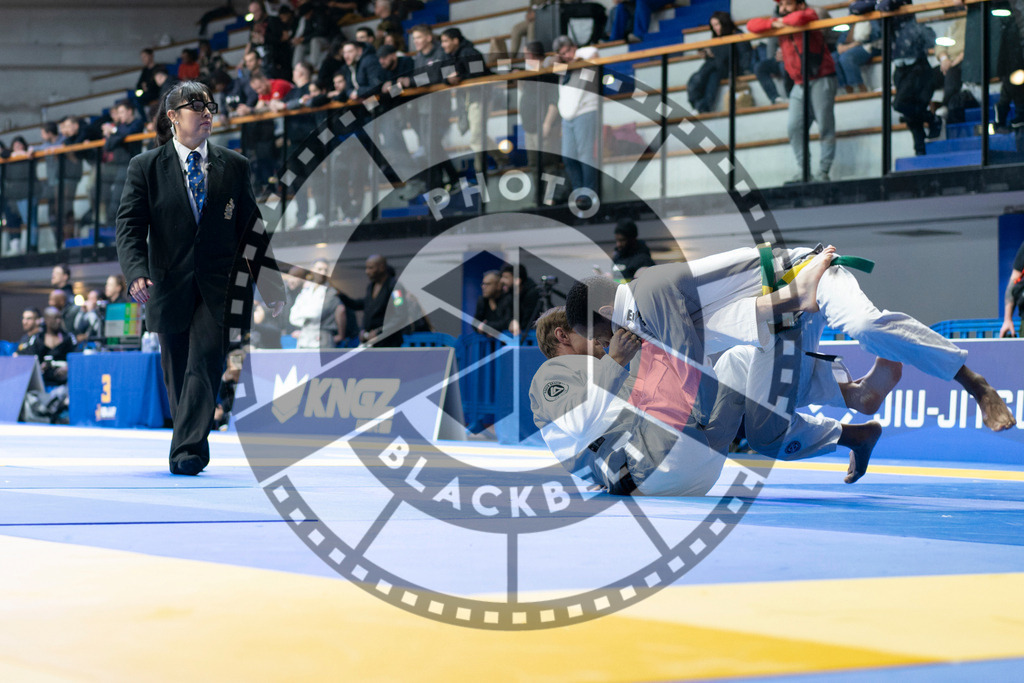 20240119PBB3646 | Fighters compete during the IBJJF European Championship in Paris, France, on January 19, 2024.