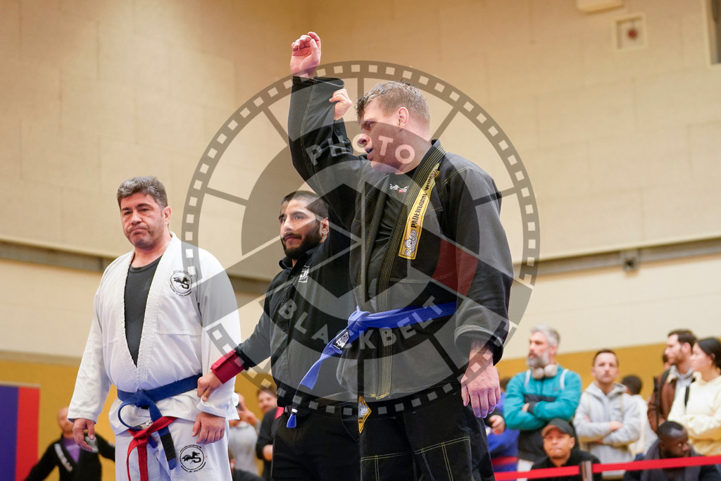 20240203PBB06169 | Fighters compete during the Brazilian Jiu-Jitsu Championship of the AJP Tour in Maintal by Frankfurt am Main, Germany, on February 2, 2024.