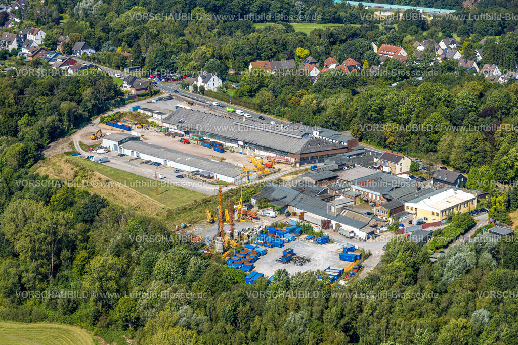 Gevelsberg240815296 | Luftbild, Gewerbegebiet mit Werk und Fabrikgebäude unter Denkmalschutz  an der Haßlinghauser Straße, Sauerbruch, Gevelsberg, Ruhrgebiet, Nordrhein-Westfalen, Deutschland