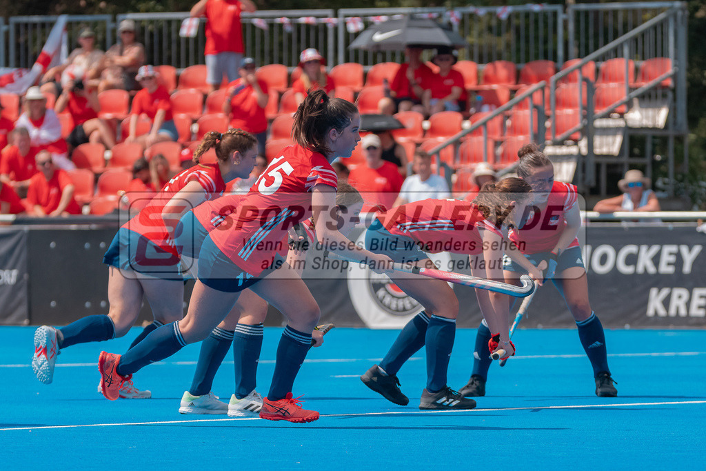 HK_20230711_101036 | Euro Hockey WU18 Austria - England Championship Girls &amp; Boys am 11.7.2023 CHTC , Krefeld ,