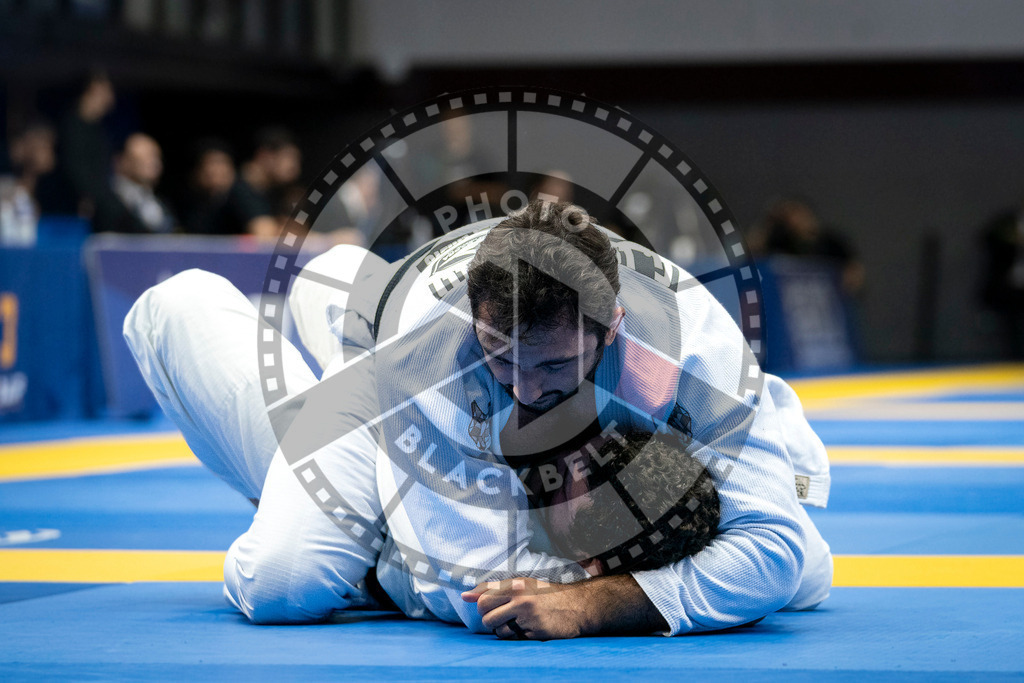 20240126PBB0361 | Fighters compete during the Brazilian Jiu-Jitsu European Championship of the IBJJF in Paris, France, on January 26, 2024.