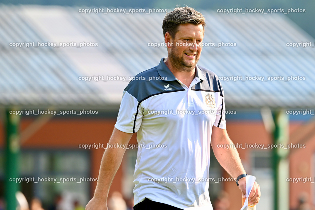 FC Gmünd vs. SV Spittal 1921 | Headcoach SV Spittal Philipp Dabringer, FC Gmünd vs. SV Spittal 1921, FC Gmünd vs. SV Spittal 1921 am 27.08.2024 in Gmünd (Sportplatz Karnerau), Austria, (Photo by Bernd Stefan)