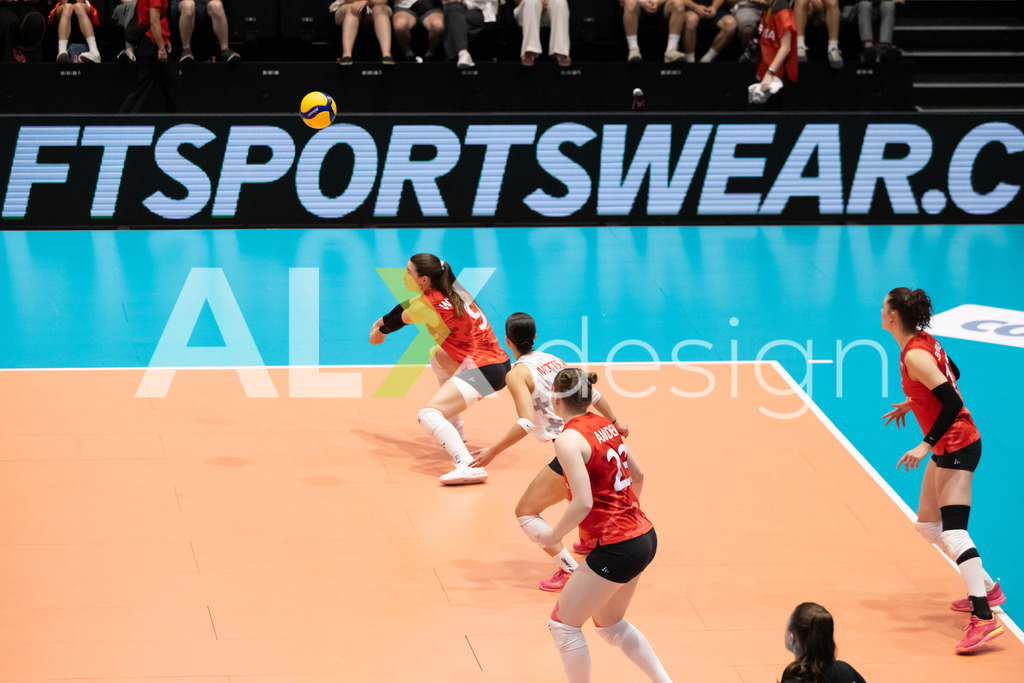 Austria v Switzerland - CEV European League Women | KRIENS, SWITZERLAND - JUNE 14: SARINA WIELAND of Switzerland during the CEV European League match between Austria and Switzerland at Pilatus Arena on June 14, 2026 in Kriens, Switzerland. - Realisiert mit Pictrs.com