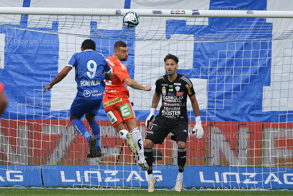 A_LUI_20230806_0033 | SPORT FUSSBALL ADMIRAL BUNDESLIGA  2023/24
FC BLAU WEIß LINZ VS TSV EGGER GLAS HARTBERG
IM BILD: Ronivaldo Bernardo Sales (FC Blau Weiß Linz)
FOTO:FOTOLUI/UW