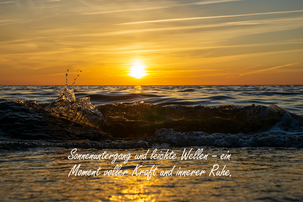 Meer Kalender 2026 - Ostseemotiv mit Text | Gestalten Sie Ihr Zuhause mit einzigartigen Bildern von Ostsee u. Nordsee – als Leinwandbild, Acryl, Alu-Dibond oder FineArt Hahnemühle, individuell anpassbar.