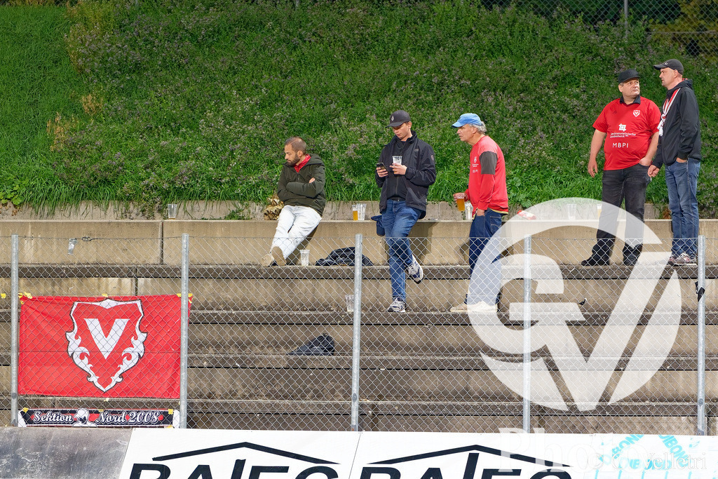 Challenge League - Etoile Carouge FC v FC Vaduz | FC Vaduz supporters during the Challenge League game between Etoile Carouge FC and FC Vaduz at Stade de la Fontenette in Carouge, Switzerland