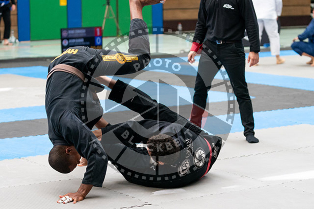 20230826PBB52408 | Fighters compete during the AJP INTLPRO BJJ and grappling competition in Hamburg, Germany, on August 26 2023.