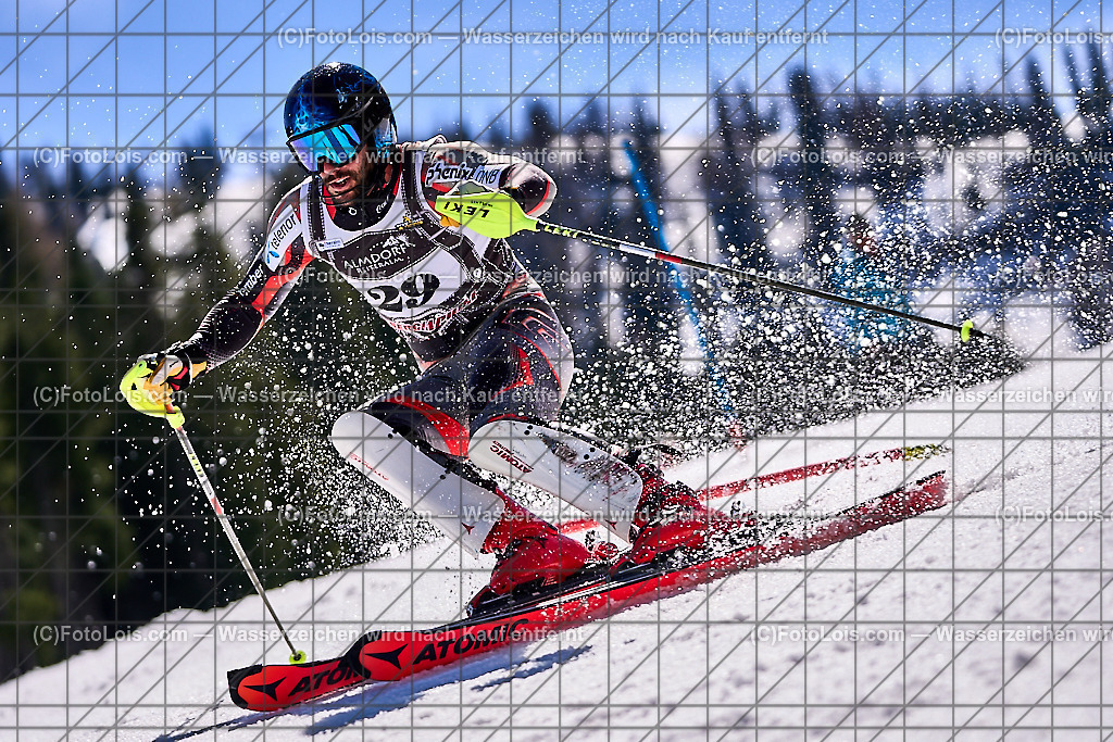 ALP2222_Reiteralm_Steir-LM_SL_Lintschinger Philipp | (C)FotoLois.com, Alois Spandl. Steirische Landesmeisterschaften Ski alpin SLALOM, Reiteralm, Sa 13. April 2024.