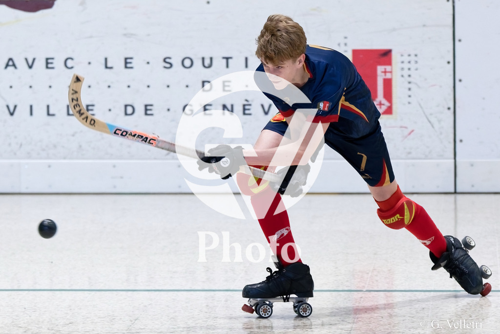 U17  - SC Thunerstern  v Geneve RHC A  |  during the U17  match between SC Thunerstern  and Geneve RHC A  at Centre sportif de la queue d'arve in Geneve, Switzerland