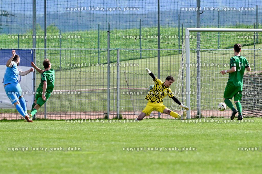 SC Landskron vs. SVG Bleiburg | #9 Adnan Besic SVG Bleiburg, #13 David Erich Enzi SC Landskron, #22 Alexander Jürgen Pöschl SC Landskron, #5 Lukas Anton Kofler SC Landskron, SC Landskron vs. SVG Bleiburg, SC Landskron vs. SVG Bleiburg am 28.04.2024 in Villach (Sportzentrum Landskron), Austria, (Photo by Bernd Stefan)