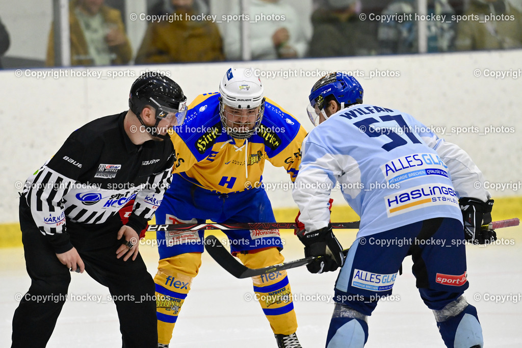  EHC Althofen vs. ESC Steindorf 9.3.202 | Wucherer Gerald Referee, #23 Kurath Florian, #57 Wilfan Franz