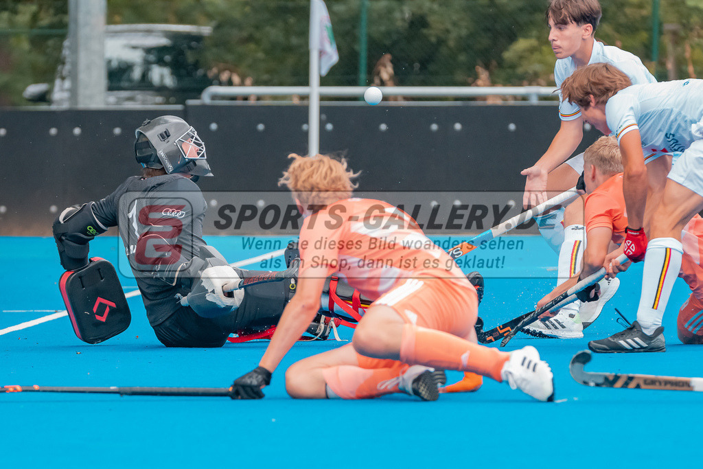 HK_20230715_102236 | Euro Hockey MU18 SF1 Belgium vs Netherlands  Championship Girls &amp; Boys am 15.7.2023 CHTC , Krefeld ,