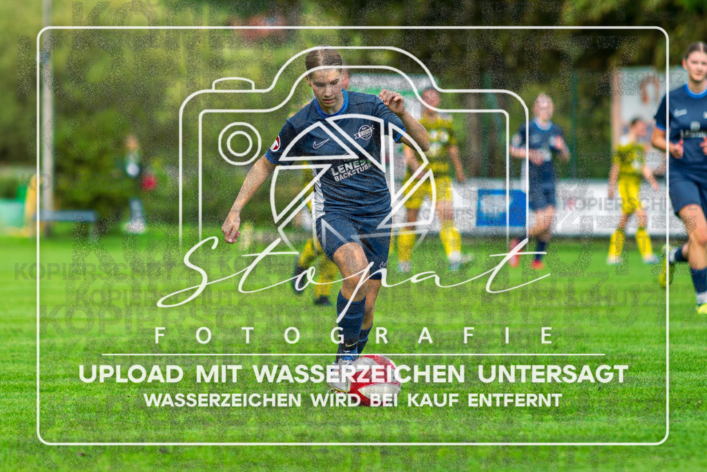 Kreisliga Frauen OHZ/VER - TSV St. Neu Jürgen vs. SG Fulde | Sophie Löscher (TSV Neu St. Jürgen #27); Kreisliga Frauen OHZ/VER - TSV St. Neu Jürgen vs. SG Fulde am 12.09.26 in Sportplatz Eiche, Worpswede - Realisiert mit Pictrs.com