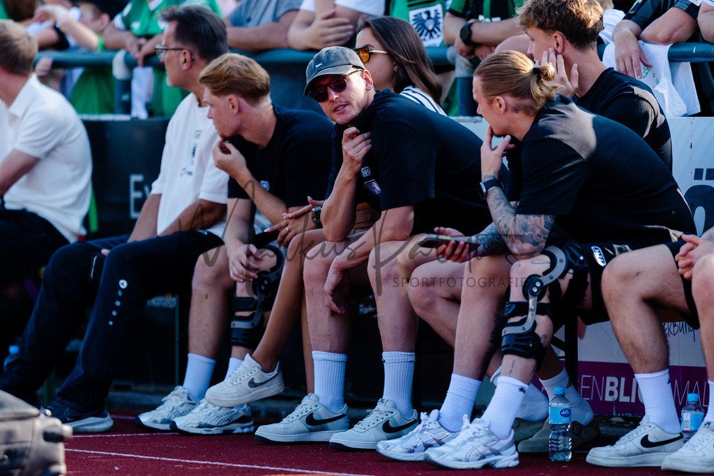Testspiel, Saison 2026/27: SC Preußen Münster - Kickers Emden | Billerbeck, 10.07.2026: Testspiel, SC Preußen Münster gegen Kickers Emden auf der Anlage des DJK Billerbeck in Billerbeck. Foto: sportfotografie.ms | Markus Paletta - Realisiert mit Pictrs.com