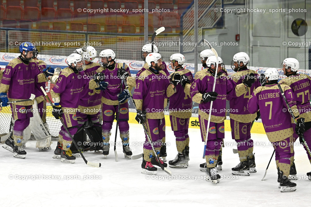 EC Kellerberg vs. EC Arnoldstein | EC Kellerberg Mannschaft, EC Kellerberg vs. EC Arnoldstein, EC Kellerberg vs. EC Arnoldstein am 31.01.2025 in Villach (Stadthalle Villach), Austria, (Photo by Bernd Stefan)