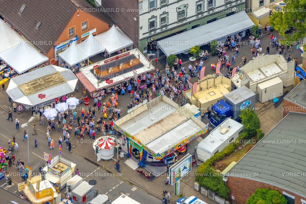 Herne220803966CrangerKirmes |  Luftbild, Cranger Kirmes in Herne-Crange, gut 50 Fahrgeschäfte laden auf das größte Volksfest in NRW ein, Unser Fritz, Herne, Ruhrgebiet, Nordrhein-Westfalen, Deutschland