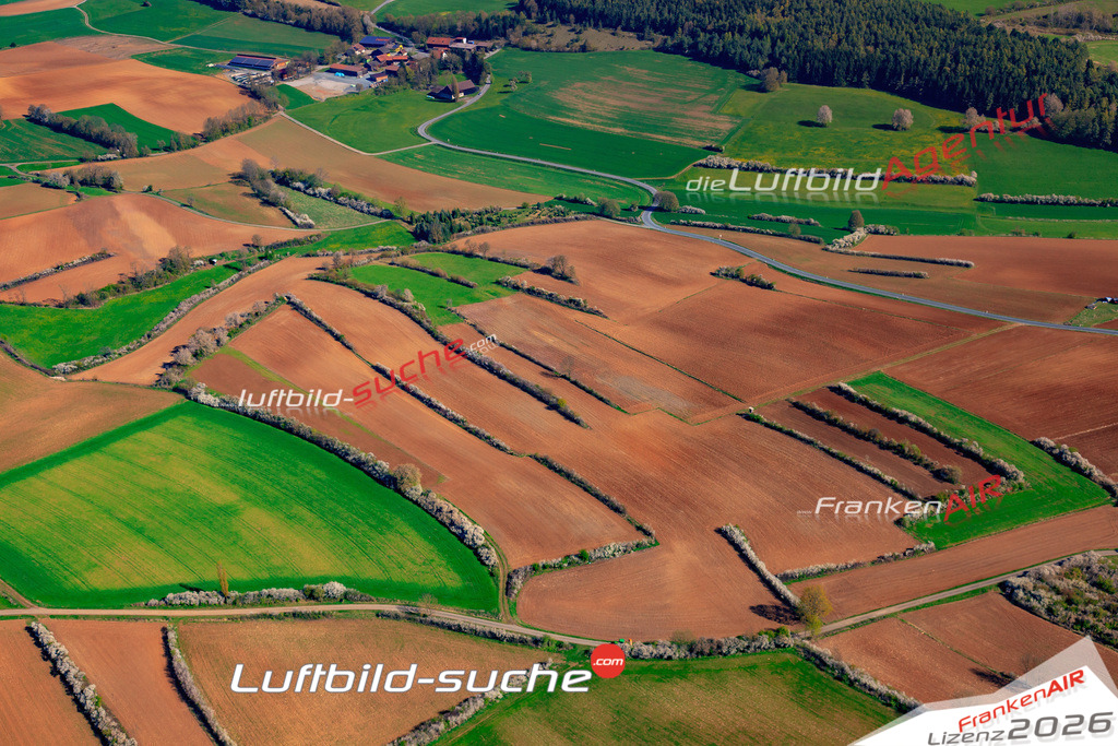 Die Luftaufnahme der Stadt Marktrodach wurde 2017 vom Flugzeug heraus erstellt ( keine Drohne )- hohe Auflösung für beste Qualität