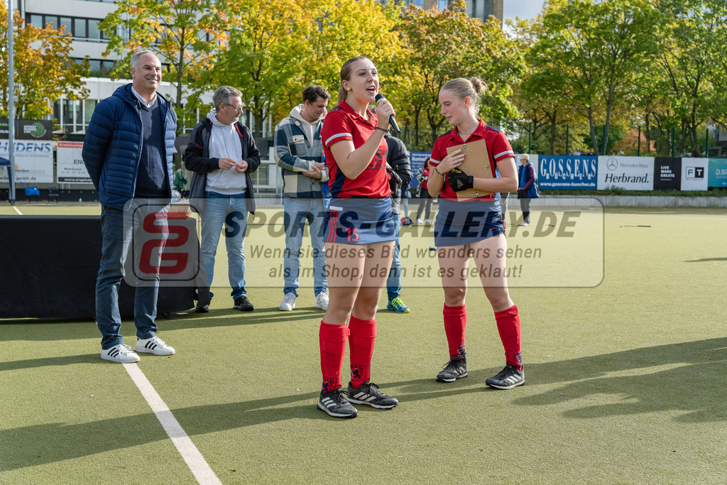 HK_20231022_106210 | Finale Deutsche Meisterschaft Feld WU16 Uhlenhorst Mülheim - Düsseldorfer HC am 22.10.2023 DHC, Düsseldorf ,