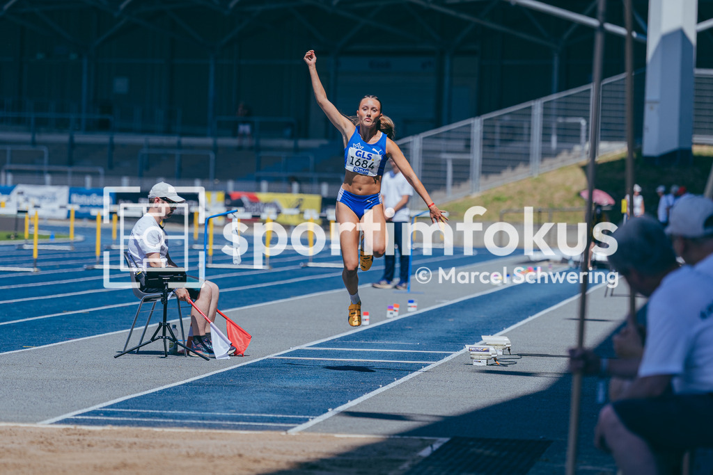 Deutsche Meisterschaften U20 / U16 2026 | Vanessa Jaske, TV Wattenscheid 01, 1684, Dreisprung, Deutsche Meisterschaften der U20 &amp; U16 2026, Lohrheidestadion Bochum-Wattenscheid, 11.07.2026. Foto: Marcel Schwering / sportimfokus - Realisiert mit Pictrs.com