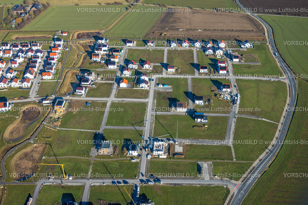 Soest260104104 | Luftbild, Neuer Soester Norden, Baustelle Neubaugebiet Einfamilienhäuser zwischen Oestinghauser Landstraße und Weslarner Weg, rechteckige Parzellen, Soest, Südwestfalen, Nordrhein-Westfalen, Deutschland