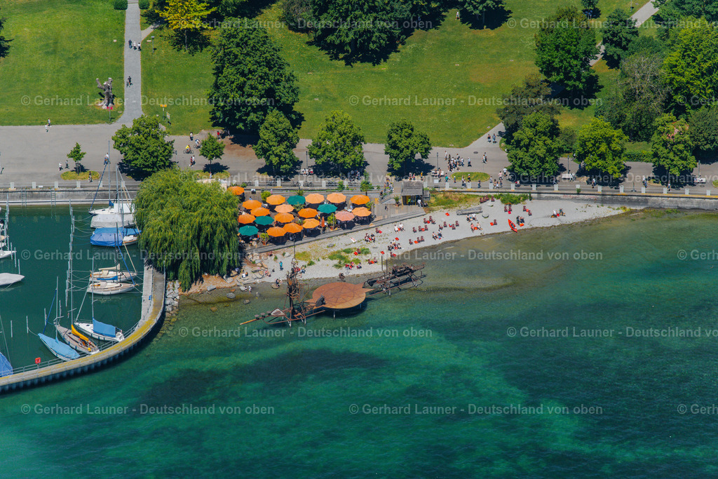 4031673 | Klangschiff "Im Augenblick"am Badestrand an der Uferstrasse, Friedrichshafen