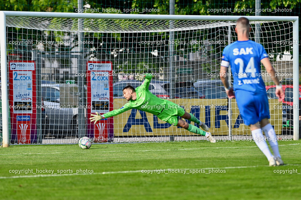 SAK vs. SK Treibach | #1 Kristijan Kondic SAK, SAK vs. SK Treibach, SAK vs. SK Treibach am 29.05.2024 in Klagenfurt (Sportpark Welzenegg), Austria, (Photo by Bernd Stefan)