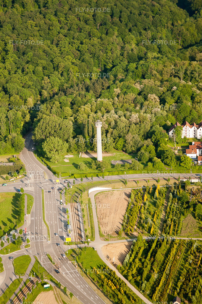 Zündhütle | Luftbild: Zündhütle im Ortsteil Wolfartsweier in Karlsruhe im Bundesland Baden-Württemberg in Deutschland. Foto: IMG_27459.jpg vom 23.05.2010 durch Werner Riehm/FLY-FOTO.de - Realisiert mit Pictrs.com