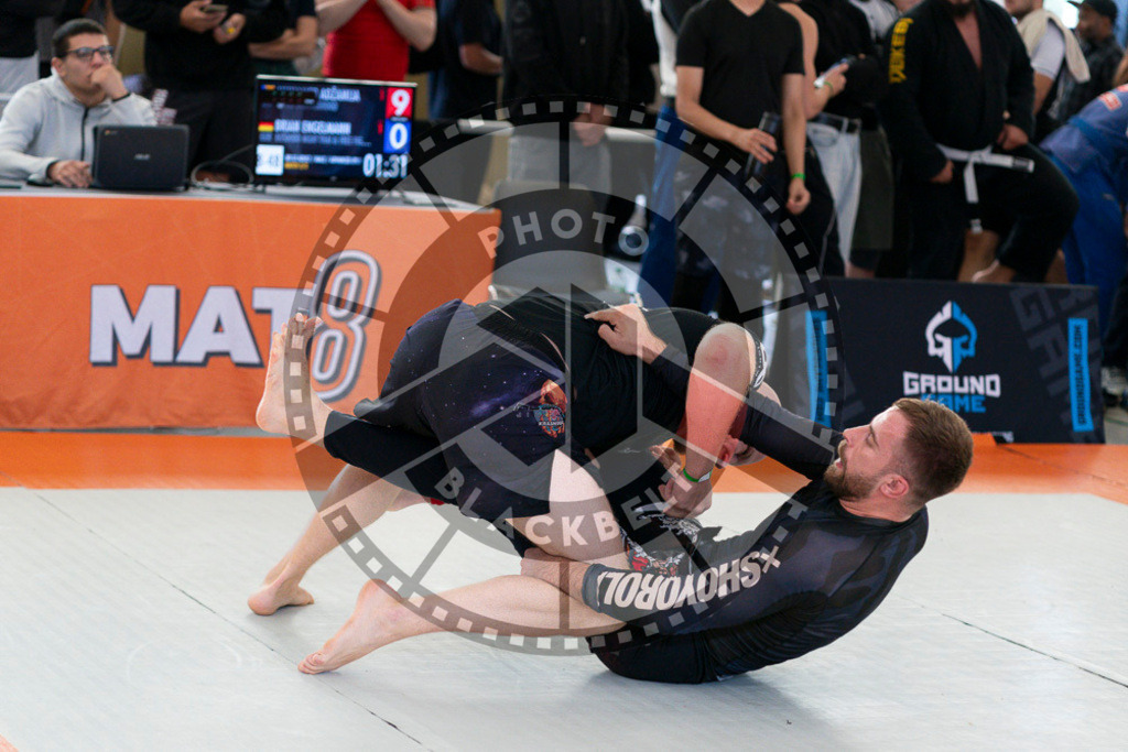 20240915PBB2955 | Athletes compete during the Grappling Industries’ grappling and Brazilian jiu-jitsu competition in Berlin, on September 15, 2024.