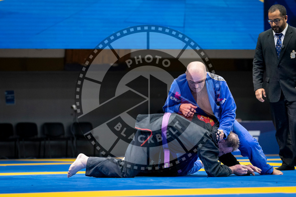 20240125PBB03116 | Fighters compete during the Brazilian Jiu-Jitsu European Championship of the IBJJF in Paris, France, on January 25, 2024.