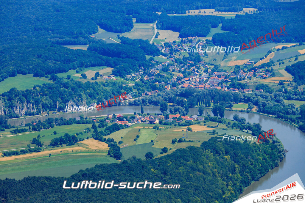 Luftbild von Weltenburg Kelheim - Luftaufnahme wurde 2012 von https://frankenair.de mittels Flugzeug (keine Drohne) erstellt - die Geschenkidee