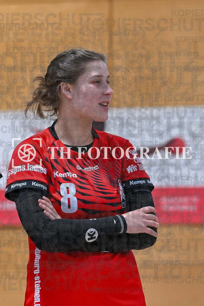 GER, SG Maulburg/Steinen - HB Kinzigtal, Frauen-Handball, Oberliga Suedbaden, 21. Spieltag, Saison 2024/2025, 06.04.2025 | Celina Schick (SG Maulburg/Steinen, #08)GER, SG Maulburg/Steinen - HB Kinzigtal, Frauen-Handball, Oberliga Suedbaden, 21. Spieltag, Saison 2024/2025, 06.04.2025Foto: TH Fotografie/Thomas Hess