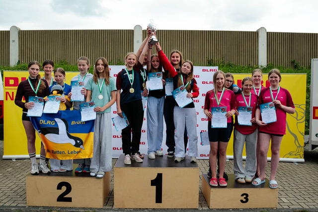 DLRG, Wettkampf, Rettungssport, Landesverbandsmeisterschaften 2026 14.06.2026 | Bedburg, Deutschland - June, 14: Landesmeisterschaften im Rettungssport der Mannschaften im DLRG Landesverband Nordrhein. (Foto: Benedikt Lang (DLRG) - Realisiert mit Pictrs.com