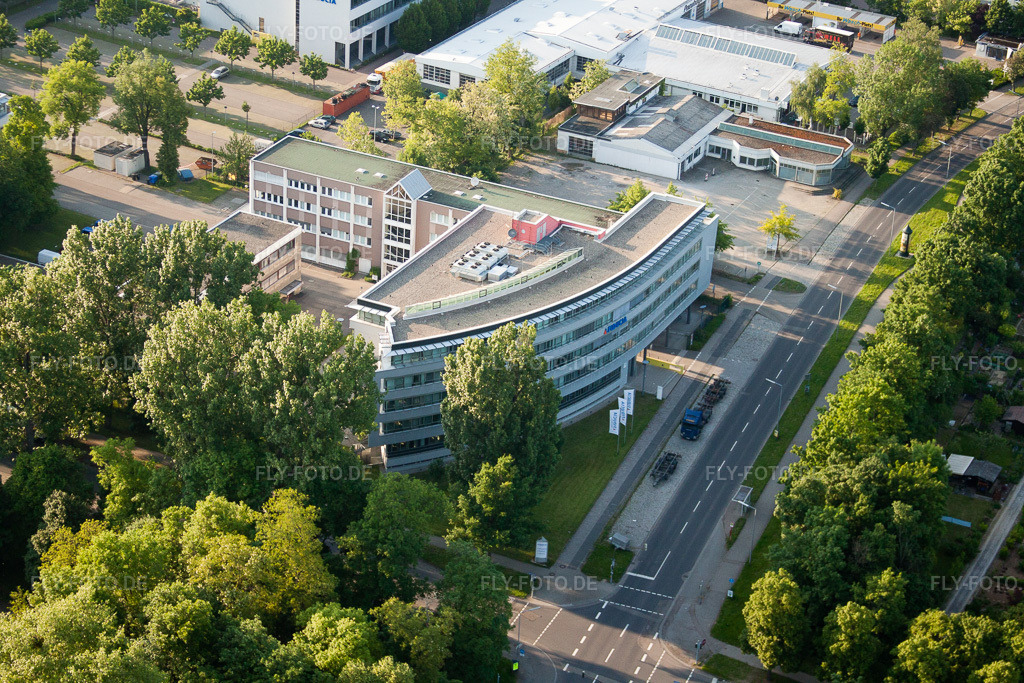 Luftbild: Atruvia im Ortsteil Durlach in Karlsruhe im Bundesland Baden-Württemberg in Deutschland. Foto: IMG_27440.jpg vom 23.05.2010 durch Werner Riehm/FLY-FOTO.de
