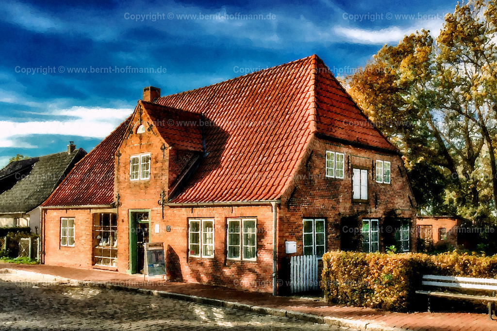 PDM2_7639_HausPeters_120x80 | DIGITALKUNST. Haus Peters in Tetenbüll. __ Historischer Kaufmannsladen und Museum in Tetenbüll auf der Halbinsel Eiderstedt. - Realisiert mit Pictrs.com
