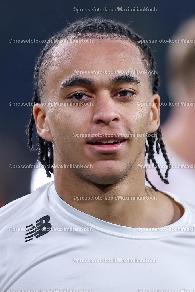 UCL04032502238 | 04.03.2025, Fußball, UEFA Champions League, Borussia Dortmund - OSC Lille, Signal Iduna Park, Runde der 16, Saison 2024 2025: Ethan Mbappe (LOSC Lille #29) Kopf Kopfbild