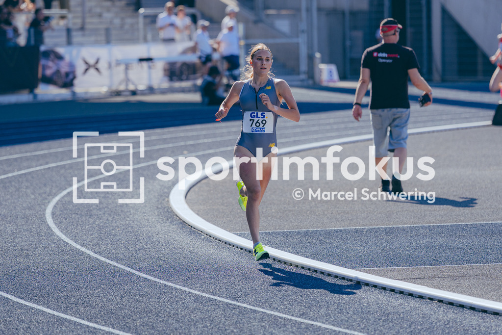 Deutsche Meisterschaften U20 / U16 2026 | Lera Miller, VfL Löningen, 769, 1500-Meter-Lauf, Deutsche Meisterschaften der U20 &amp; U16 2026, Lohrheidestadion Bochum-Wattenscheid, 10.07.2026. Foto: Marcel Schwering / sportimfokus - Realisiert mit Pictrs.com