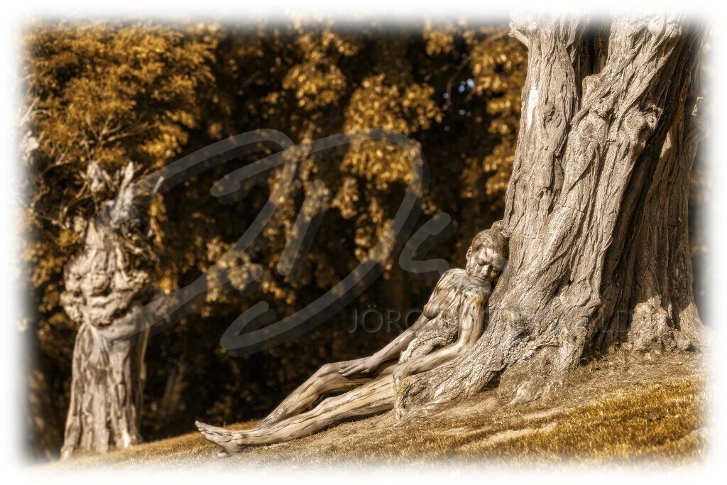 NatureArt-AKAZIE_8120c2b | Schlafende Frau in Sepia | #010 | Modell: Tatjana Heinz | Foto: Andreas P. - Realisiert mit Pictrs.com