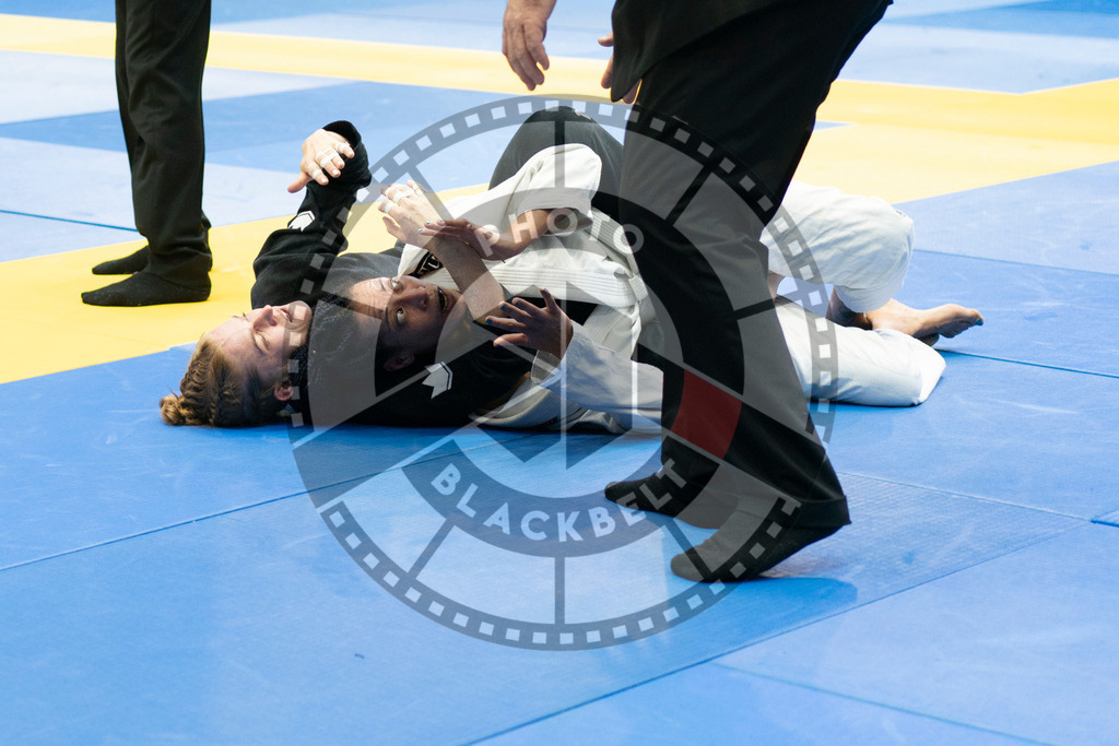 20240119PBB3522 | Fighters compete during the IBJJF European Championship in Paris, France, on January 19, 2024.