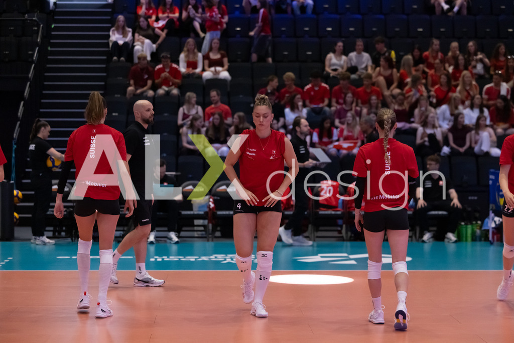 Austria v Switzerland - CEV European League Women | KRIENS, SWITZERLAND - JUNE 14: LEANA ZUVIC of Switzerland during the CEV European League match between Austria and Switzerland at Pilatus Arena on June 14, 2026 in Kriens, Switzerland. - Realisiert mit Pictrs.com