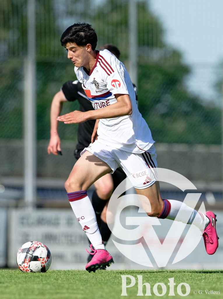 Lancy FC  v Servette FC M-21  - 1ere ligue Classic  | Geneva, Switzerland - April 25 : during the 1ere ligue Classic  match between Lancy FC  and Servette FC M-21  at Stade de Marignac on April 25 , 2026 in Geneva, Switzerland.