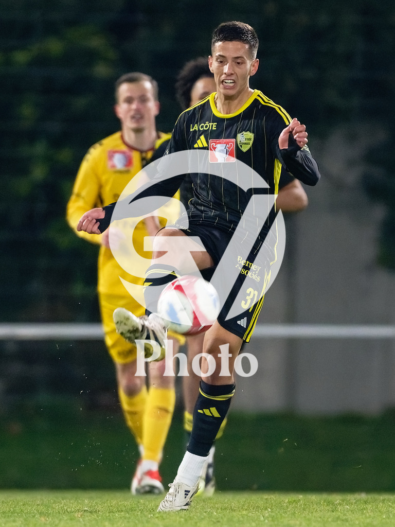 Coupe Suisse - 1/8 de finale - FC Stade Nyonnais v Neuchatel Xamax |  during the Coupe Suisse - 1/8 de finale match between FC Stade Nyonnais and Neuchatel Xamax at Centre sportif de Colovray in Nyon, Switzerland