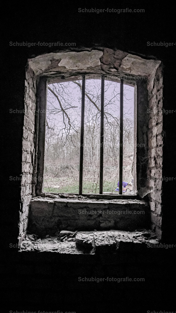 Fenster zum Hof | Fenster zum Hof in einem Lost Place Villa - Realisiert mit Pictrs.com